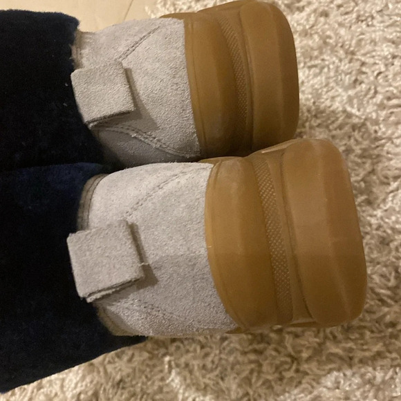 Montelliana Suede Colorblock Pattern Hiking Boots Size: 7 new - Picture 2 of 6